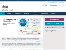 Tablet Screenshot of himssme.org